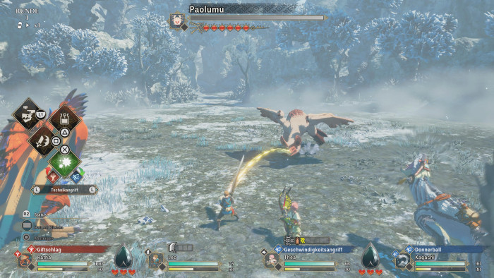 Auch die Kämpfe sind schick inszeniert. (Bild: Capcom / Screenshot: Golem)